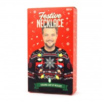 Festive Flashing Light Up Holiday Necklace