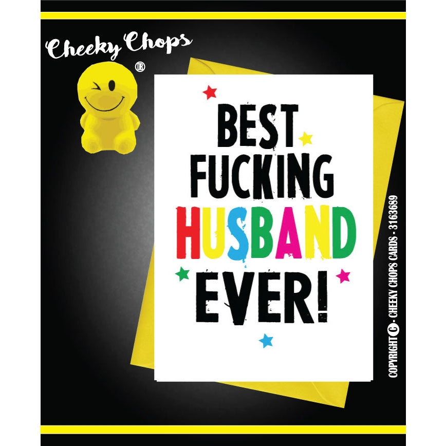 Best Fucking Husband Ever Greeting Card