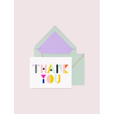 Kate Spade Geo Letters Thank You Card Set