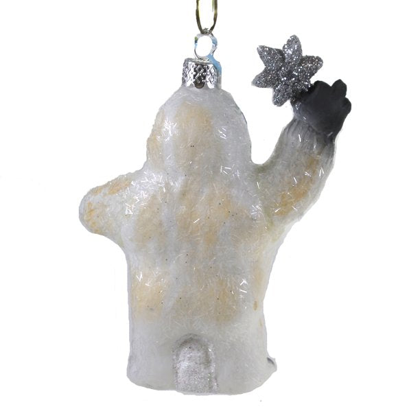 Retro Rudolph Characters Glass Ornament - Bumble