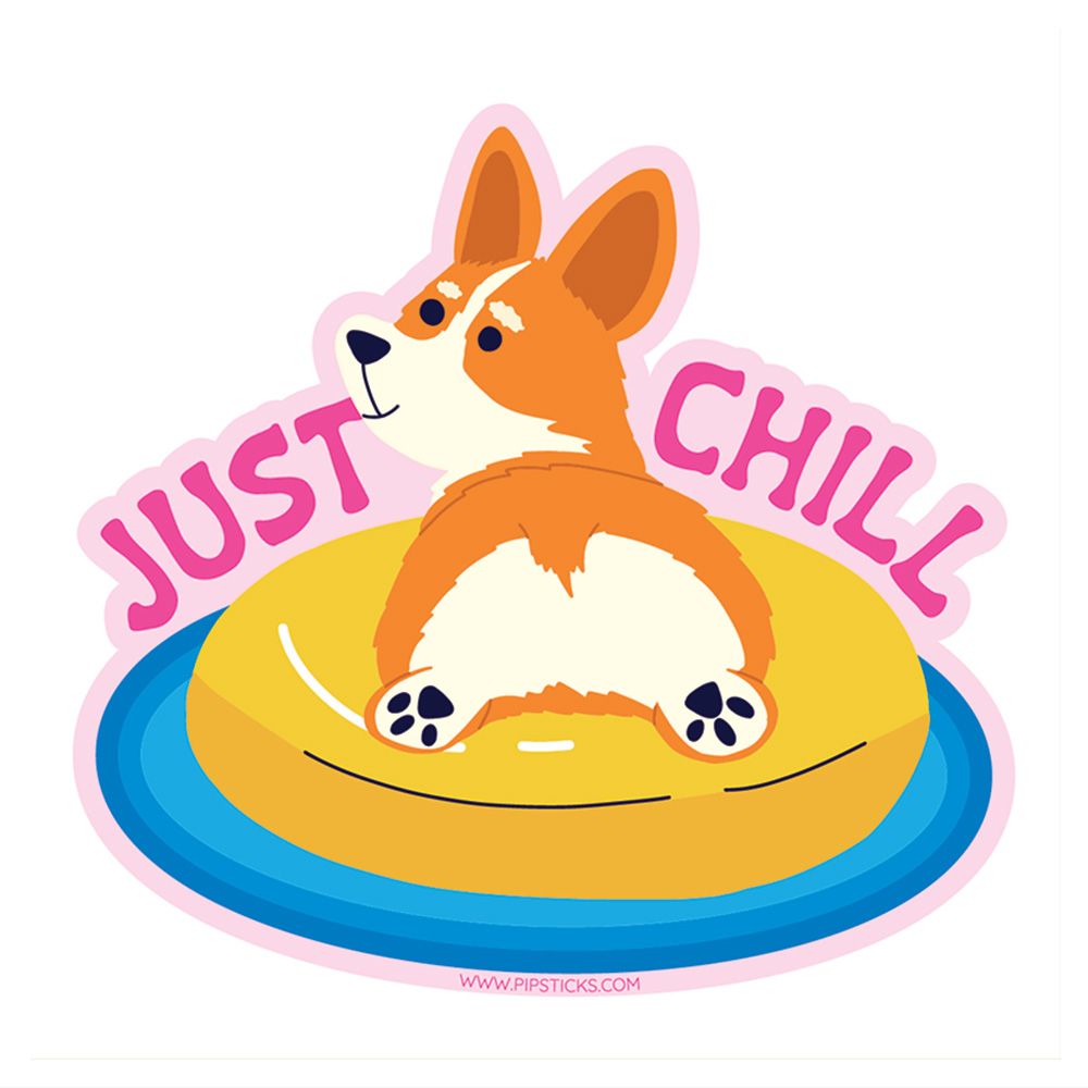 Just Chill Vinyl Sticker