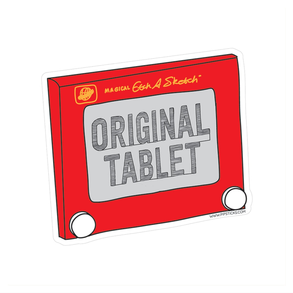 Original Tablet Vinyl Sticker