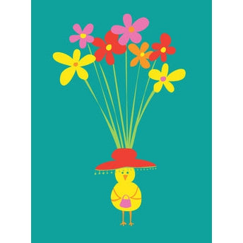 Glorious Bonnet Easter Greeting Card