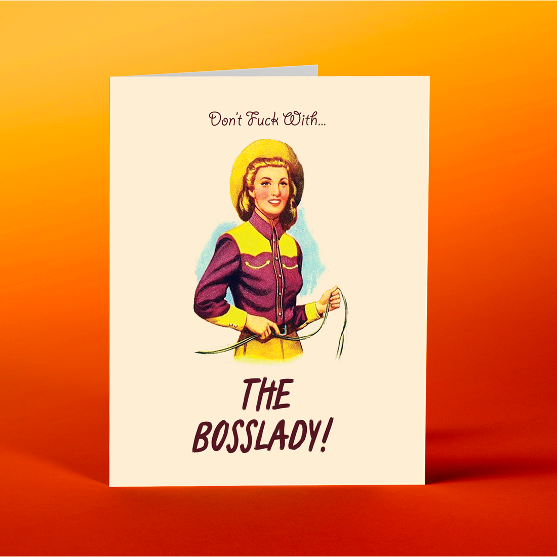 Boss Lady Greeting Card