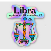 ZODIAC - Libra Sticker - Just Fabulous Palm Springs