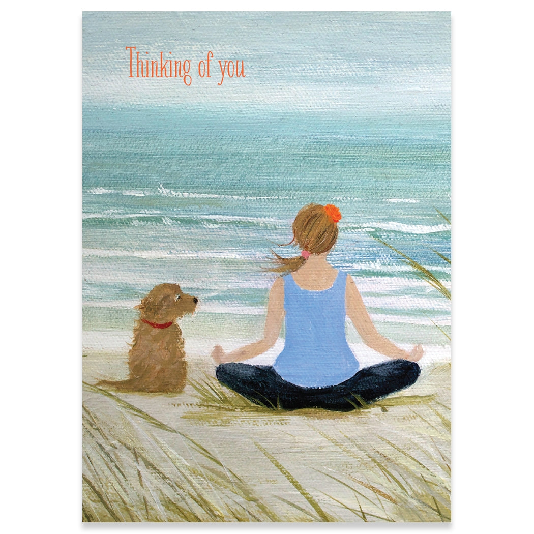 And Breathe Thinking Of You Greeting Card