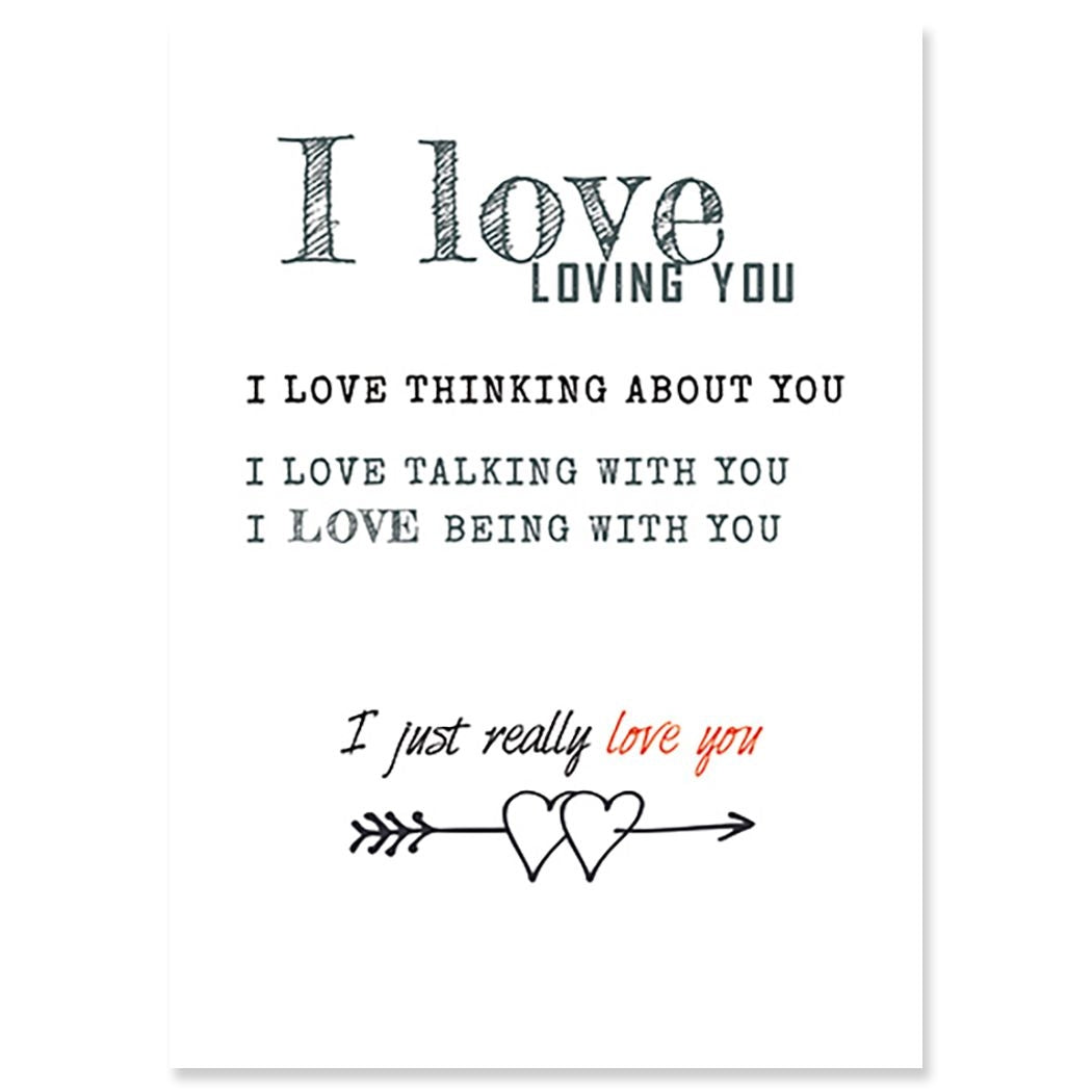 Love Love Anniversary Greeting Card - Just Fabulous Palm Springs