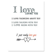 Love Love Anniversary Greeting Card - Just Fabulous Palm Springs