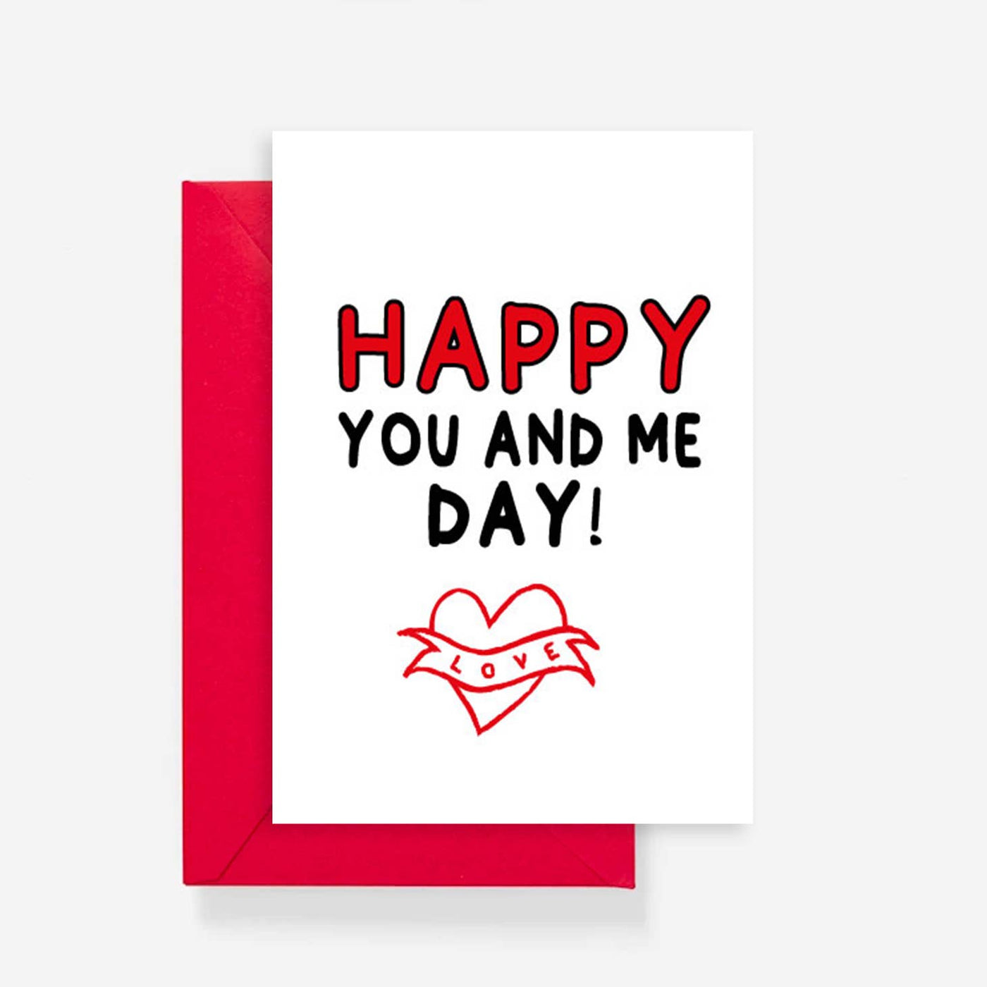 You And Me Day Love Greeting Card