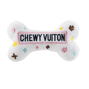 White Chewy Vuiton Bone Toy XL - Just Fabulous Palm Springs