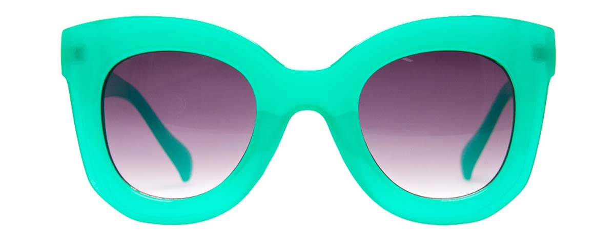 Rave On Sunglasses - Turquoise