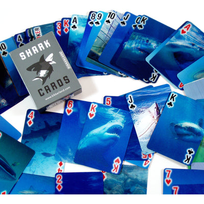 3-D Shark Cards playing cards