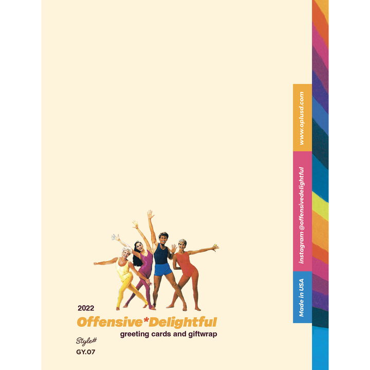 Totally Gay 80's Birthday Card