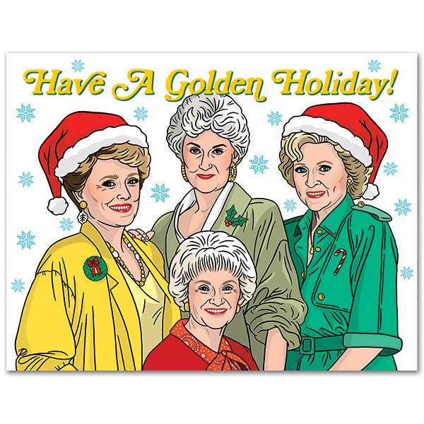 Holiday Card: Golden Girls Have A Golden Holiday