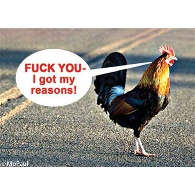 Fuck You - I Got My Reasons Magnet - Just Fabulous Palm Springs