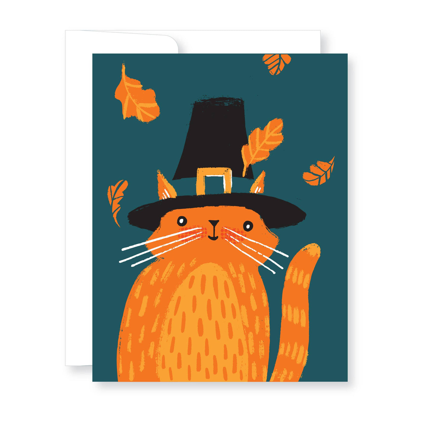 Cat Thanksgiving Holiday Card