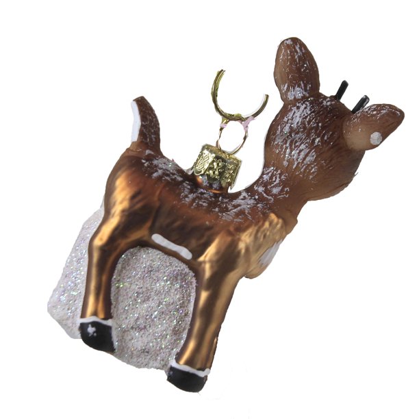 Retro Rudolph Characters Glass Ornament - Rudolph