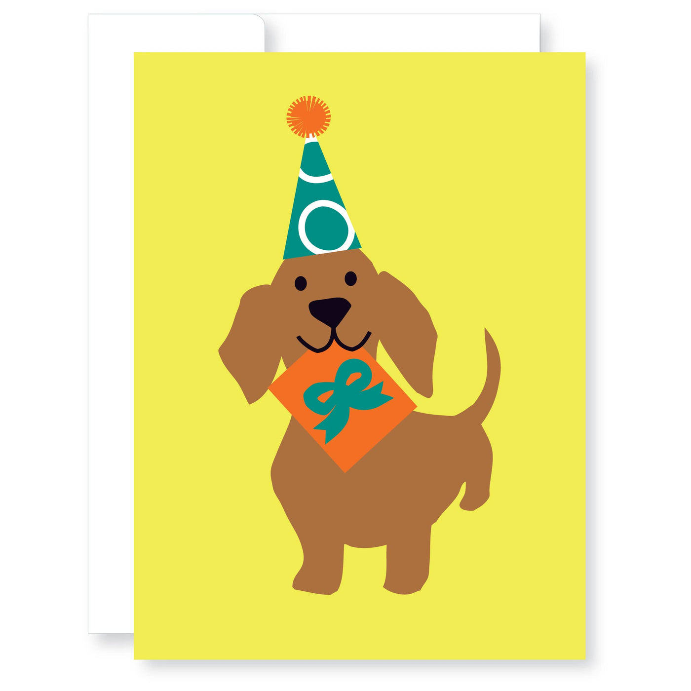 Dachshund Present Birthday Card