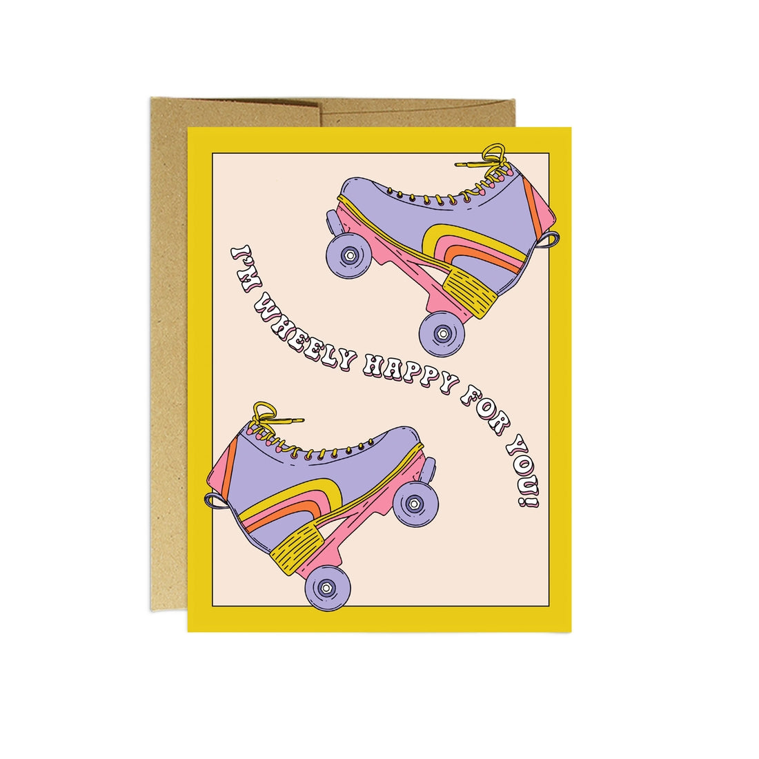 Wheely Happy For You Greeting Card