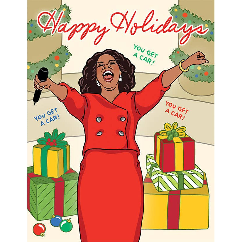 Holiday Card: Oprah You Get a Card