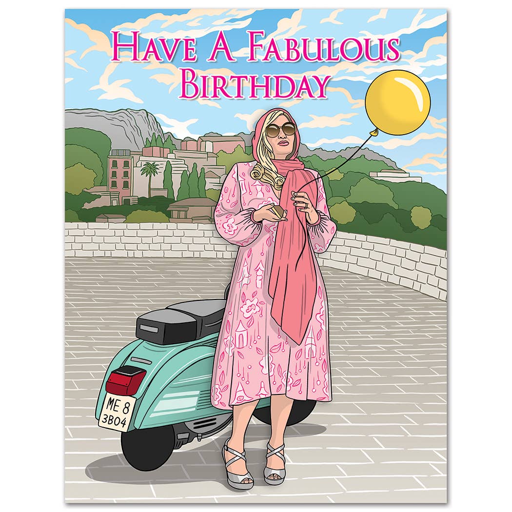 Card: Jennifer Coolidge Fabulous Birthday Card