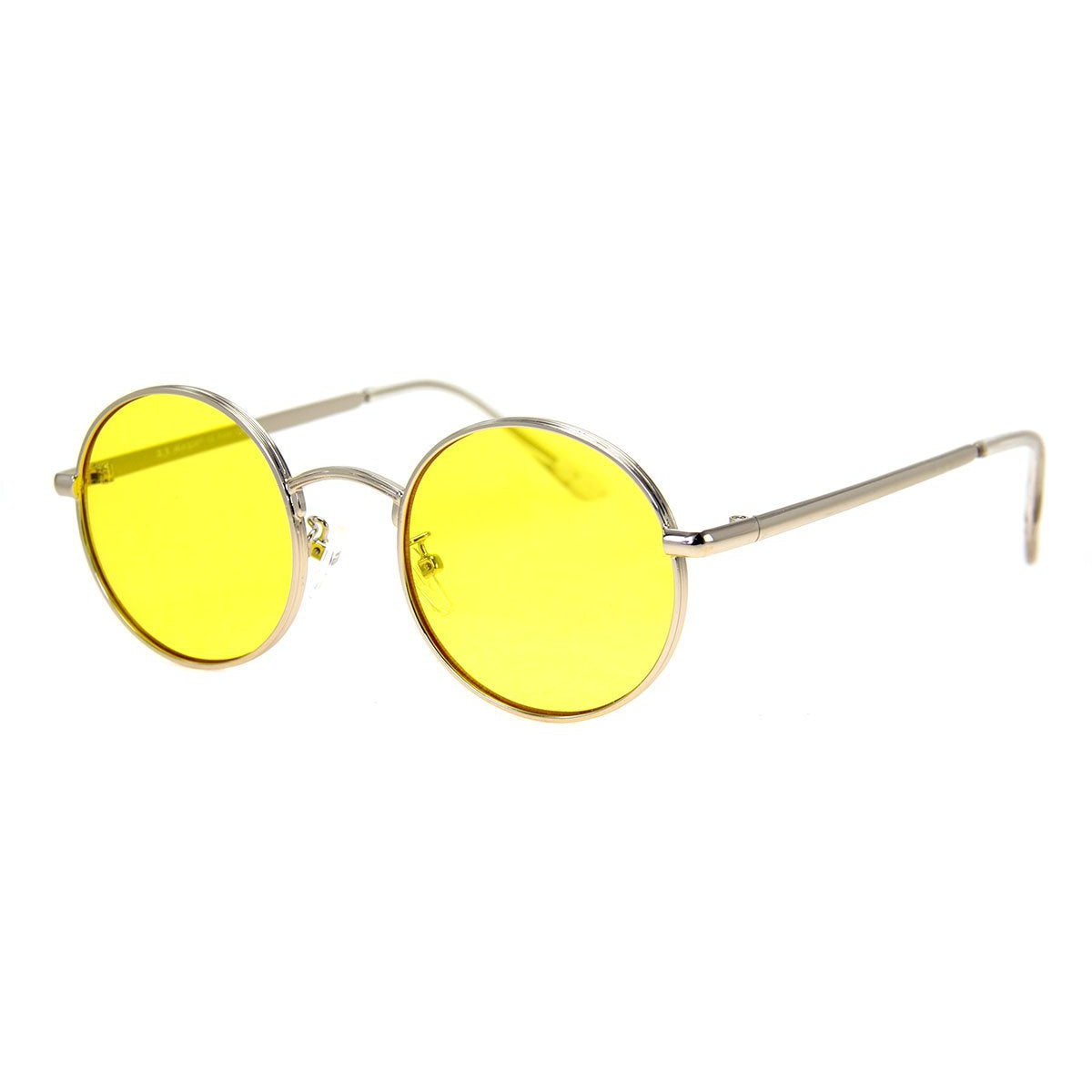 Aleko Sunglasses - Silver/Yellow