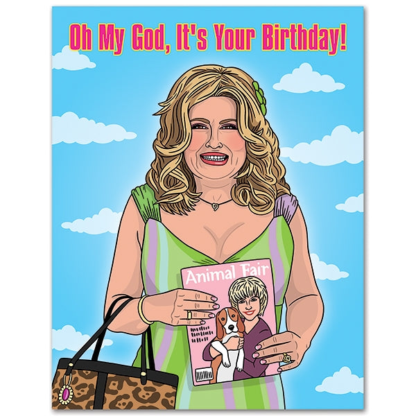 Card: Jennifer Coolidge Legally Blonde OMG Birthday