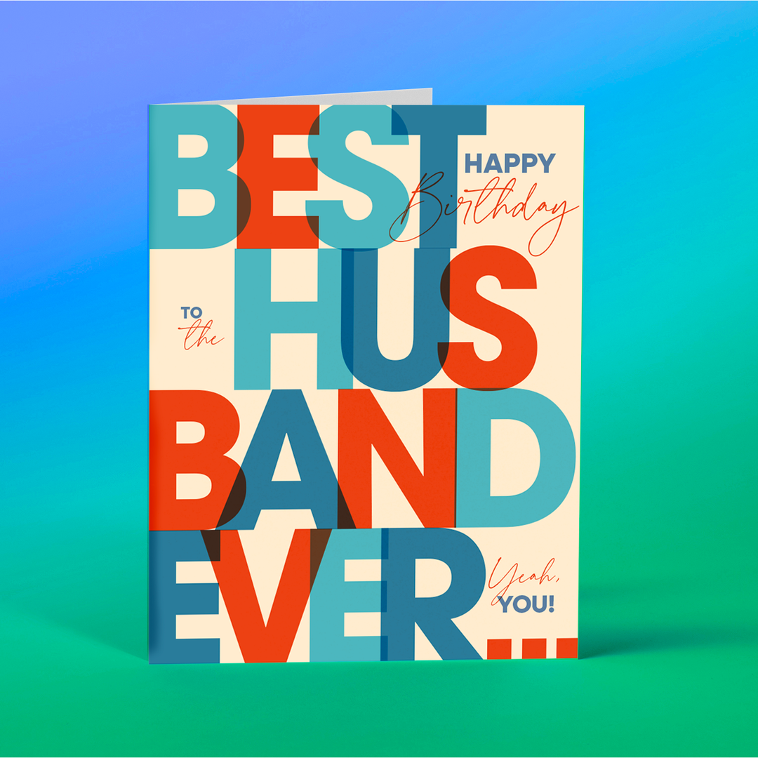 Best Husband Birthday Card