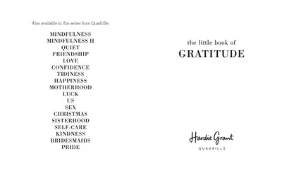 The Little Book Of Gratitude