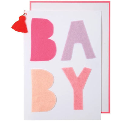 Pink Baby greeting card