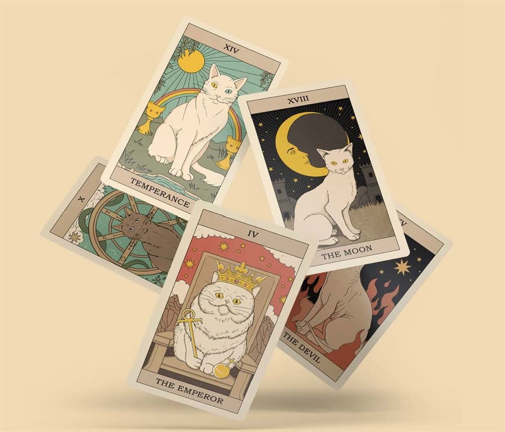 Cats Rule the Earth Tarot 78 Card Deck and Guidebook