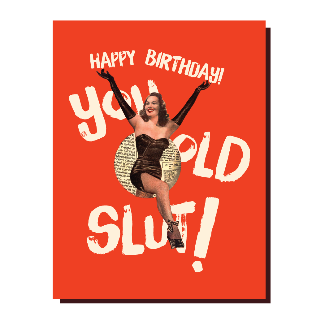 Birthday Slut Card