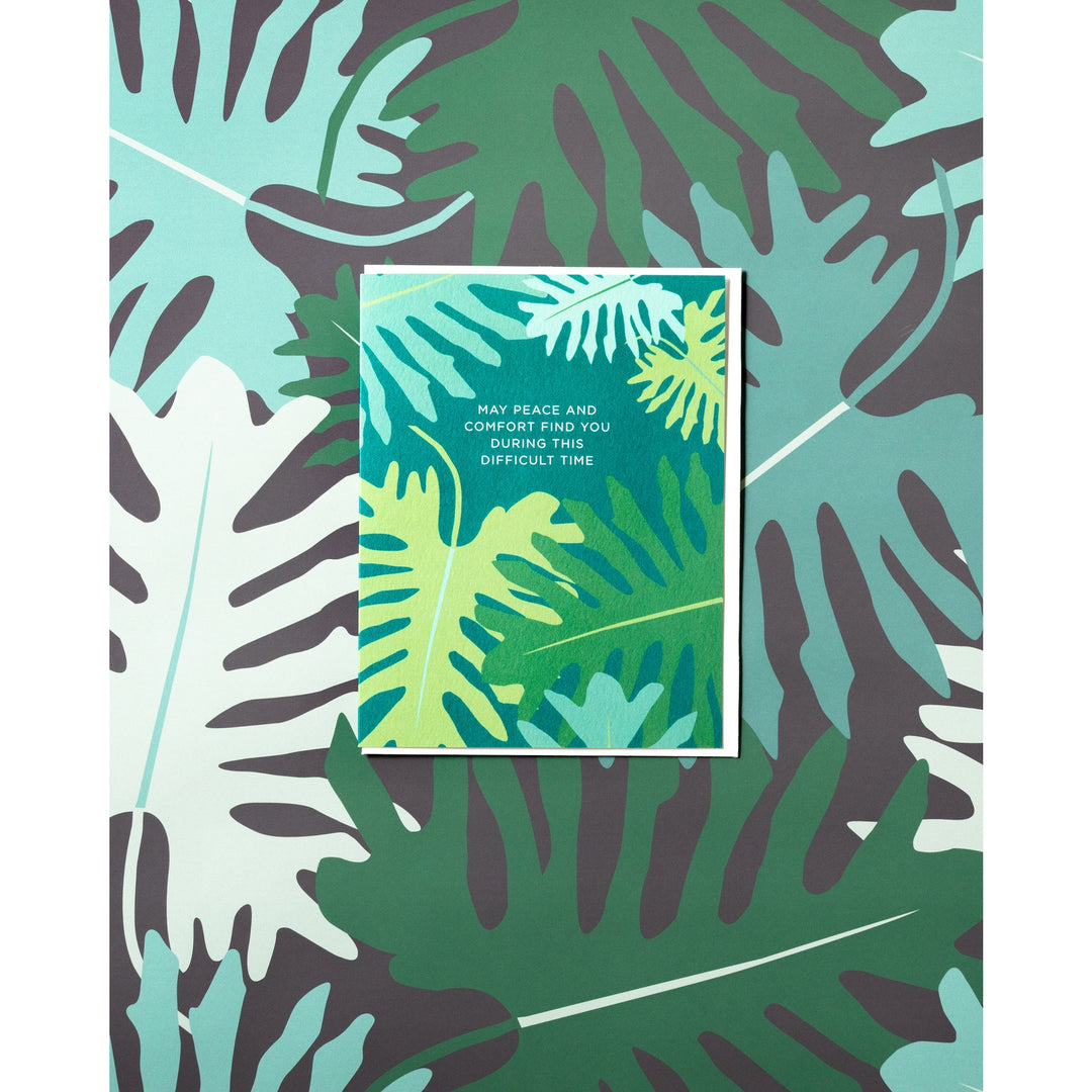 Botanical Sympathy Greeting Card