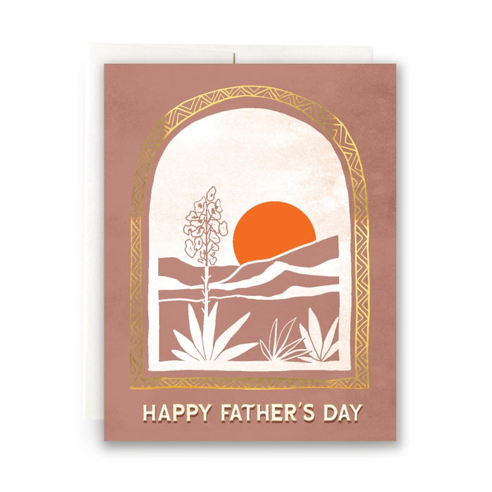 Desert Vista Father's Day Greeting Card