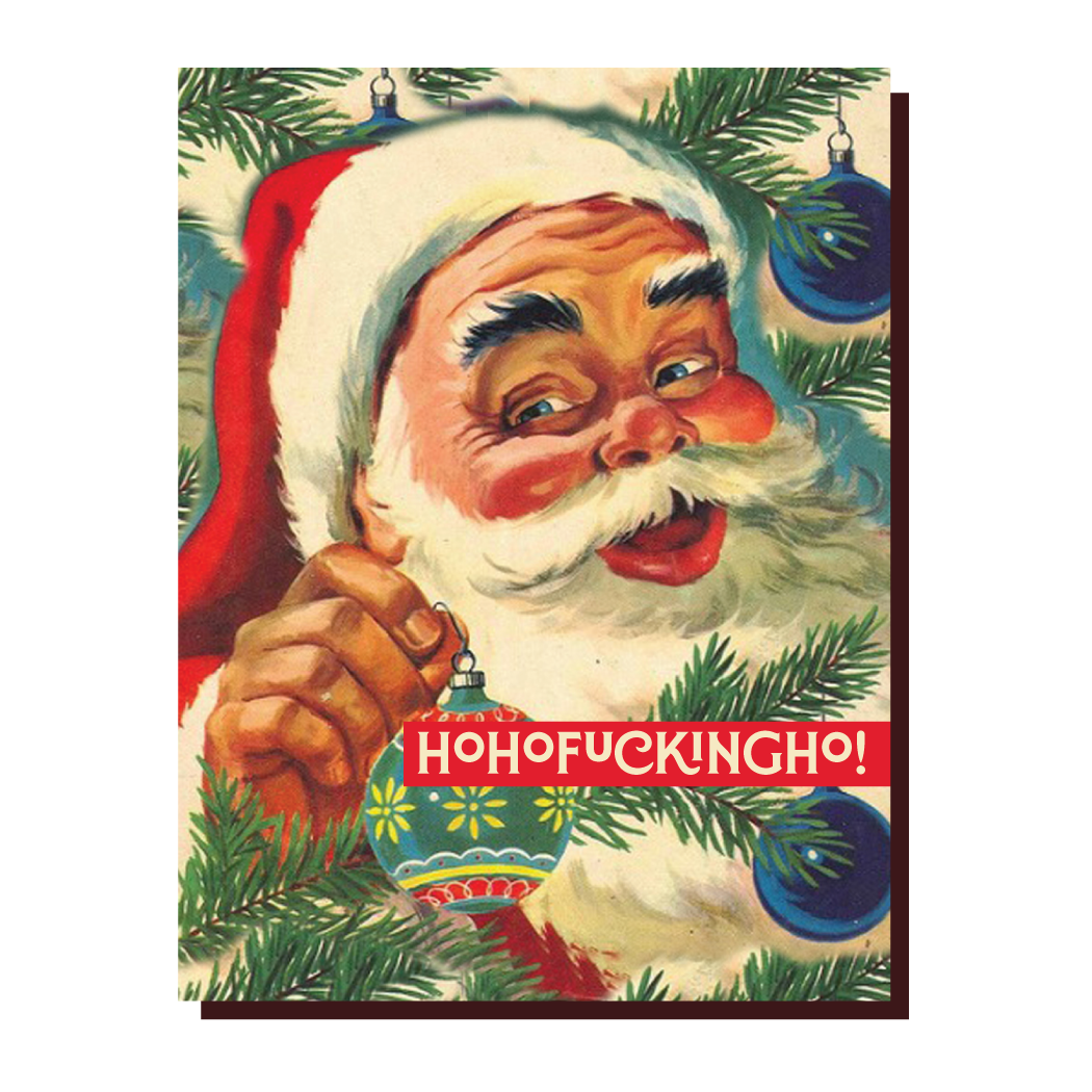 Ho Ho Ho Ho Santa Holiday Card