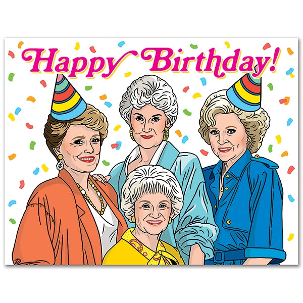 Card: Golden Girls Birthday Card - Just Fabulous Palm Springs