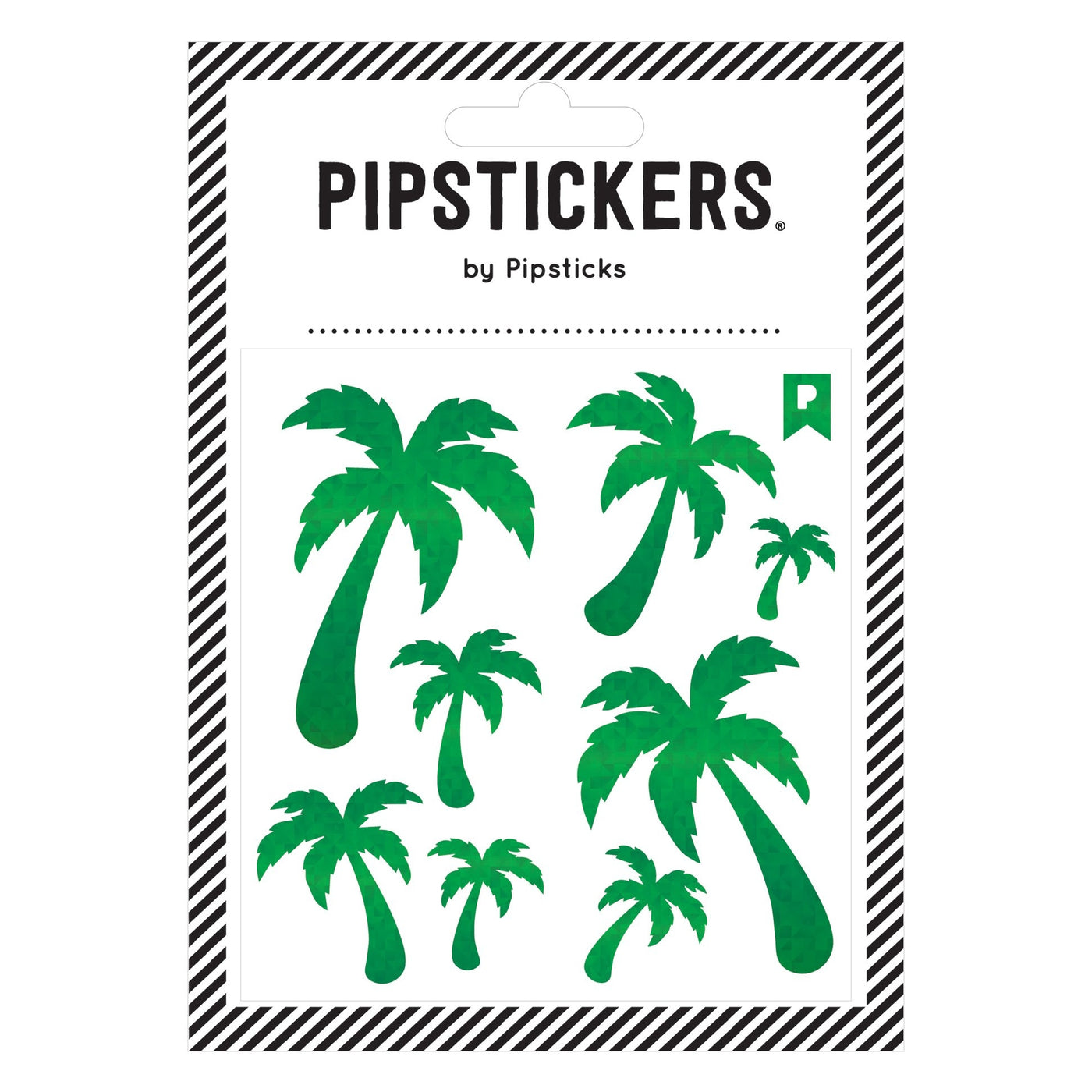 Holographic Palm Trees Sticker Pack