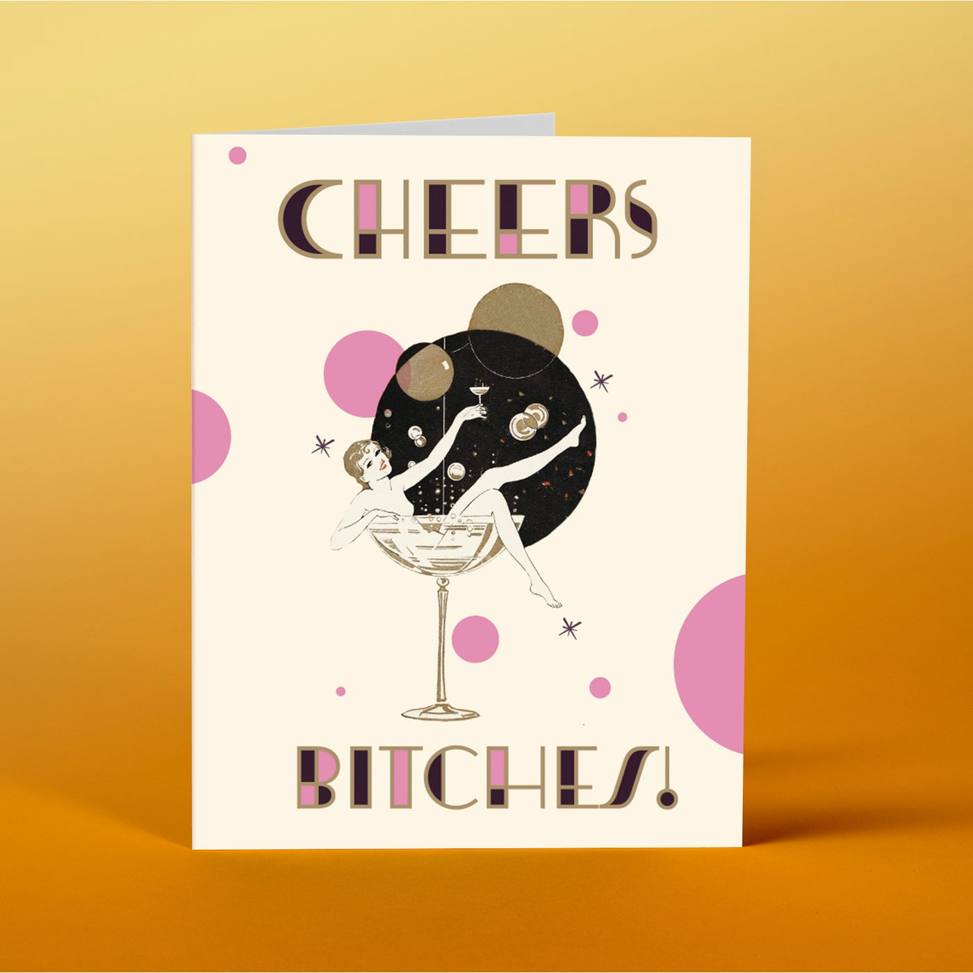 Champagne Cheers Greeting Card