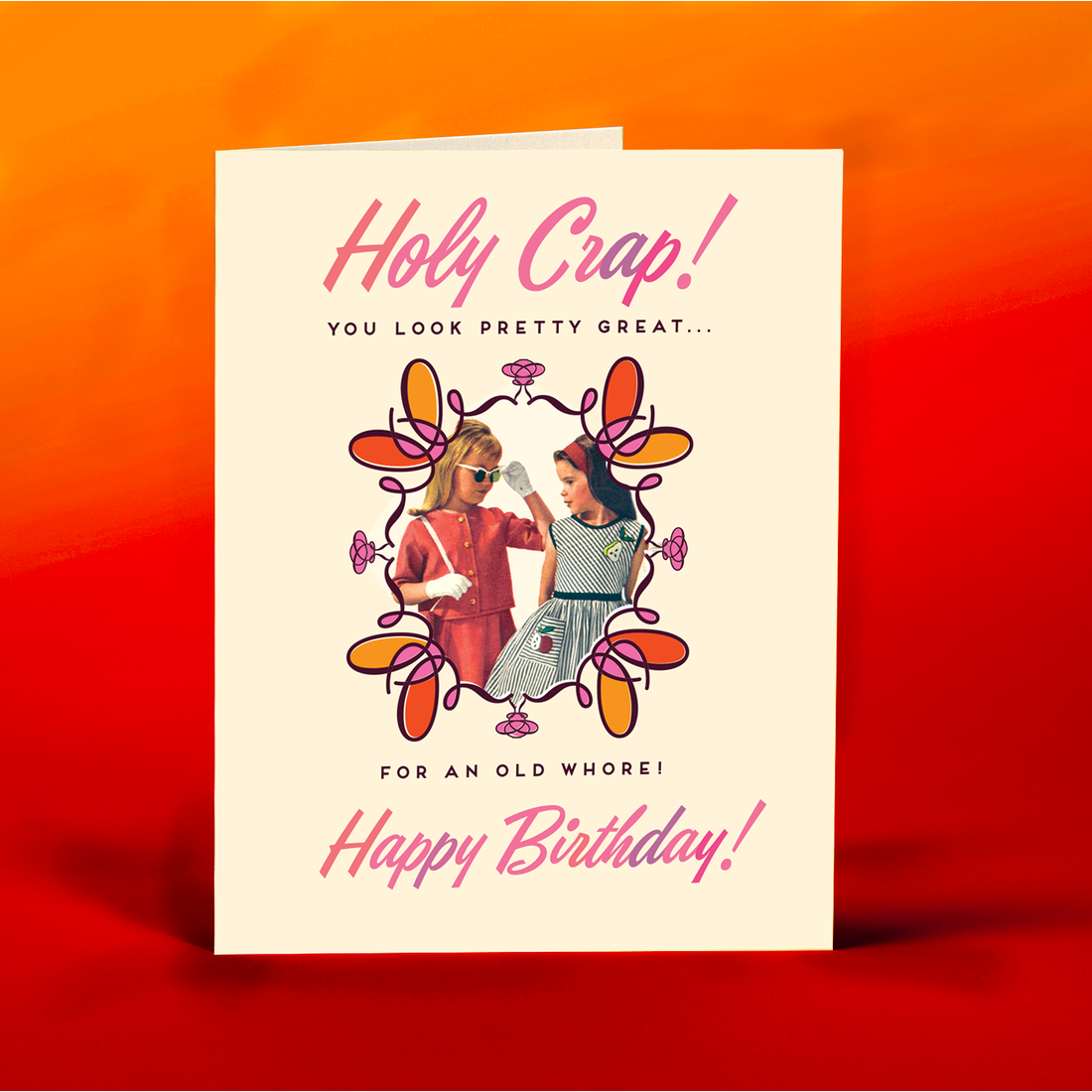 Holy Crap Girls Birthday Card