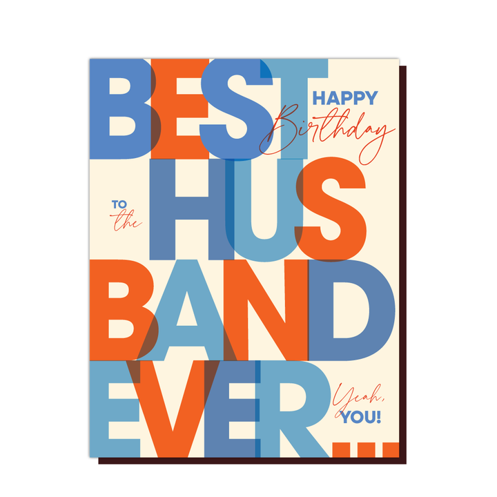 Best Husband Birthday Card