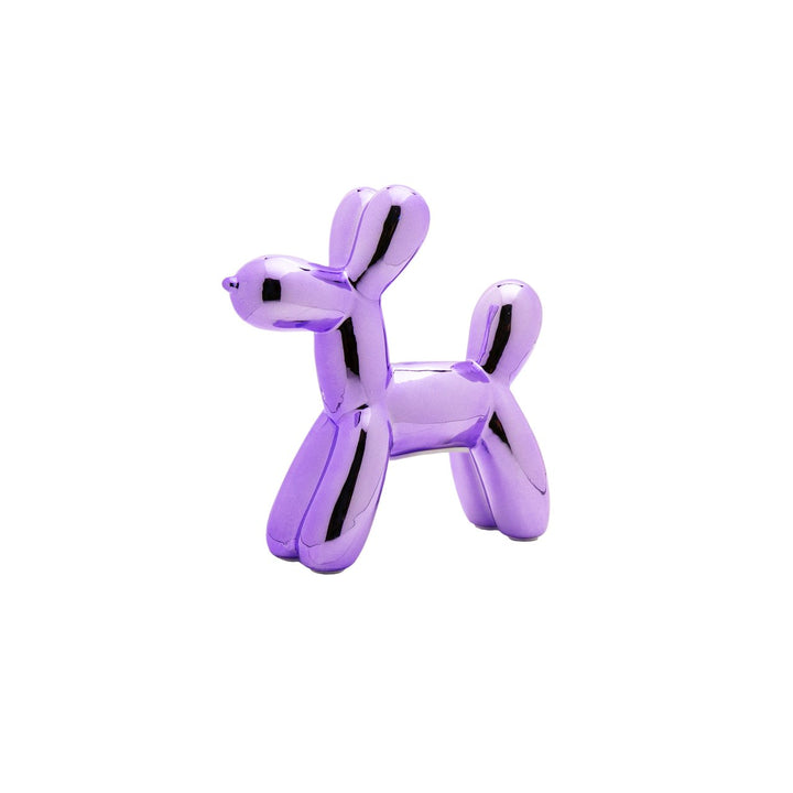 Ceramic Dog Bank  - Lavender 12"