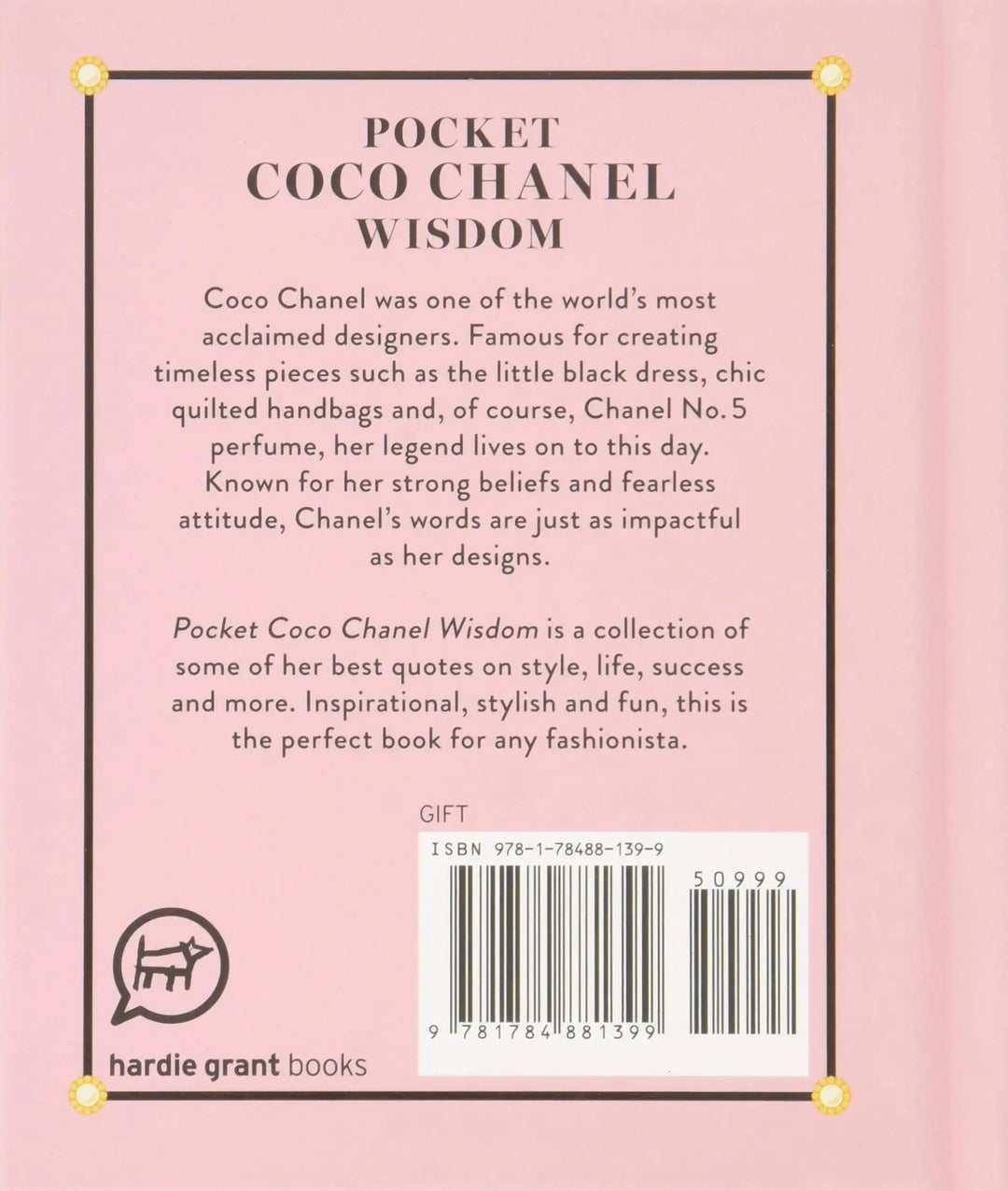 Pocket Coco Chanel Wisdom