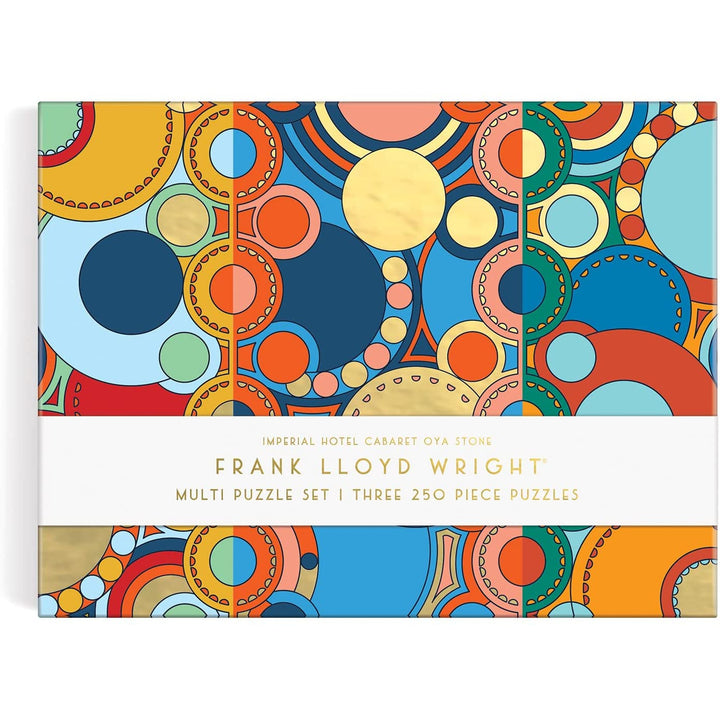 Frank Lloyd Wright Imperial Hotel Cabaret Oya Stone Multi Puzzle Set