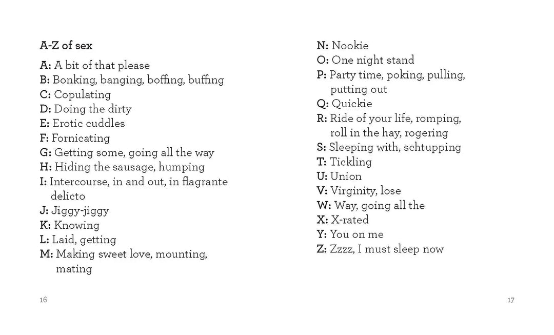 The Little Book Of Sex