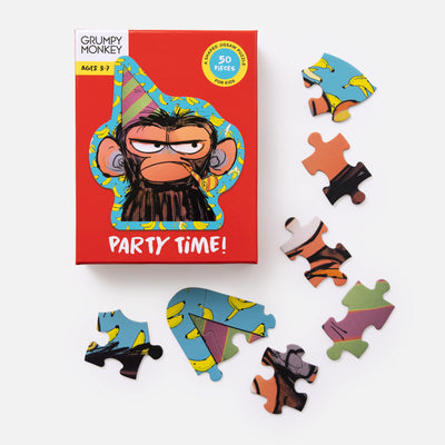 Grumpy Monkey Party Time! Puzzle - 50pc