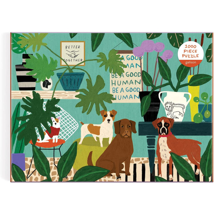 Better Together Dogs 1000 Piece Jigsaw Puzzle - Just Fabulous Palm Springs