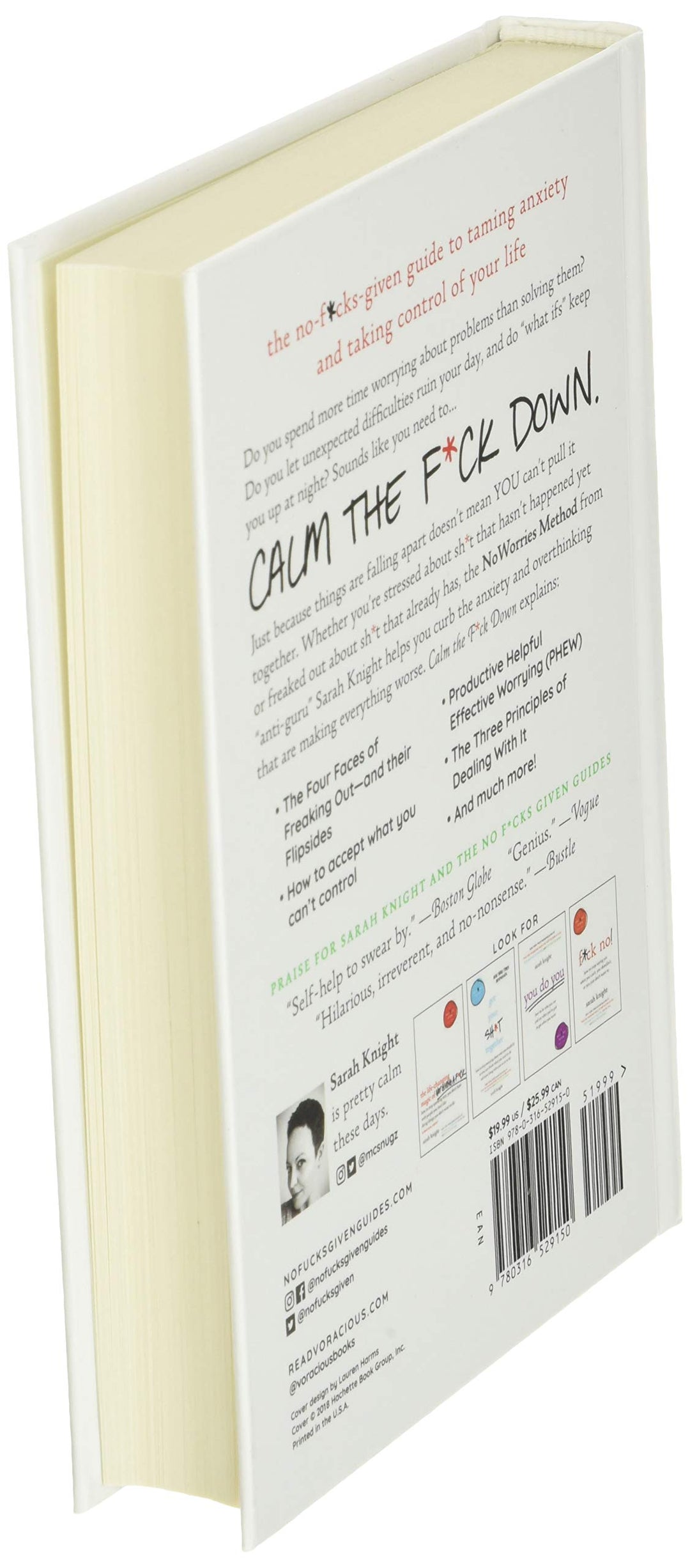 Calm The F*ck Down (Hard Cover)