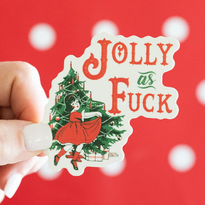 Jolly As Fuck Sticker