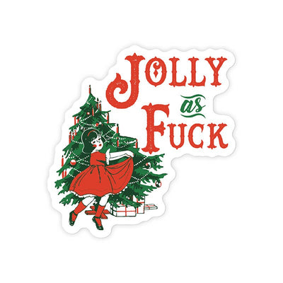 Jolly As Fuck Sticker