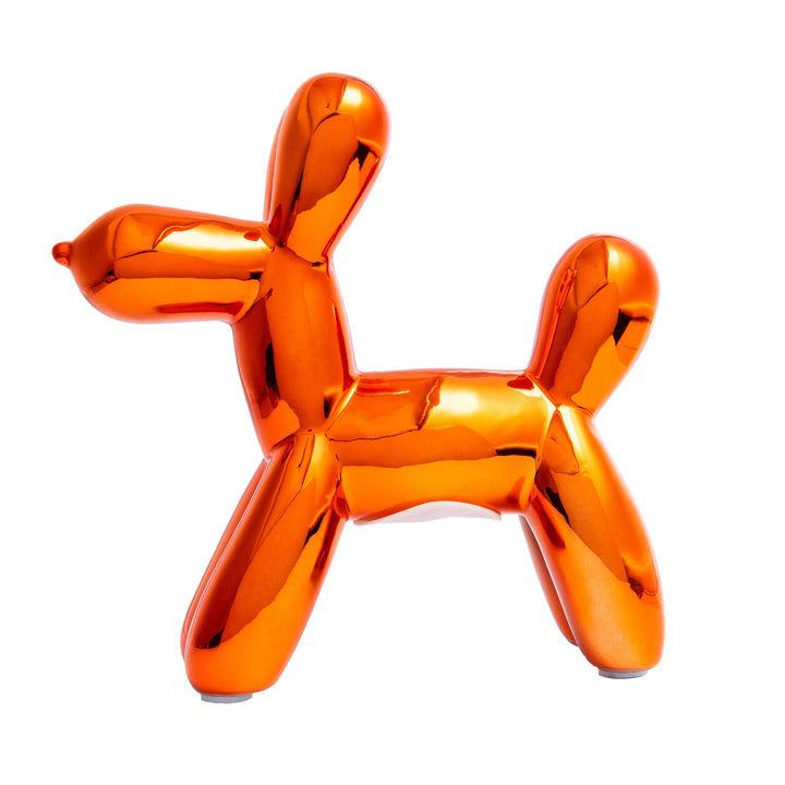 Mini Ceramic Dog Bank - Copper 7.5"